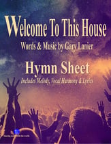 WELCOME TO THIS HOUSE, Hymn Sheet (Includes Melody, Vocal Harmony & Lyrics) SA/TB choral sheet music cover